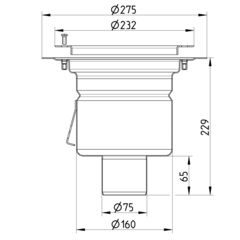 Line Drawing - Drain-Vinyl-232