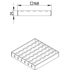 Line Drawing - Grating-Drain-200